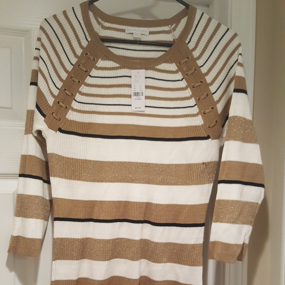 Cute metallic sweater